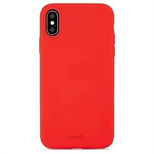 HOLDIT Silicone Cover Chili Red – iPhone Xs/X